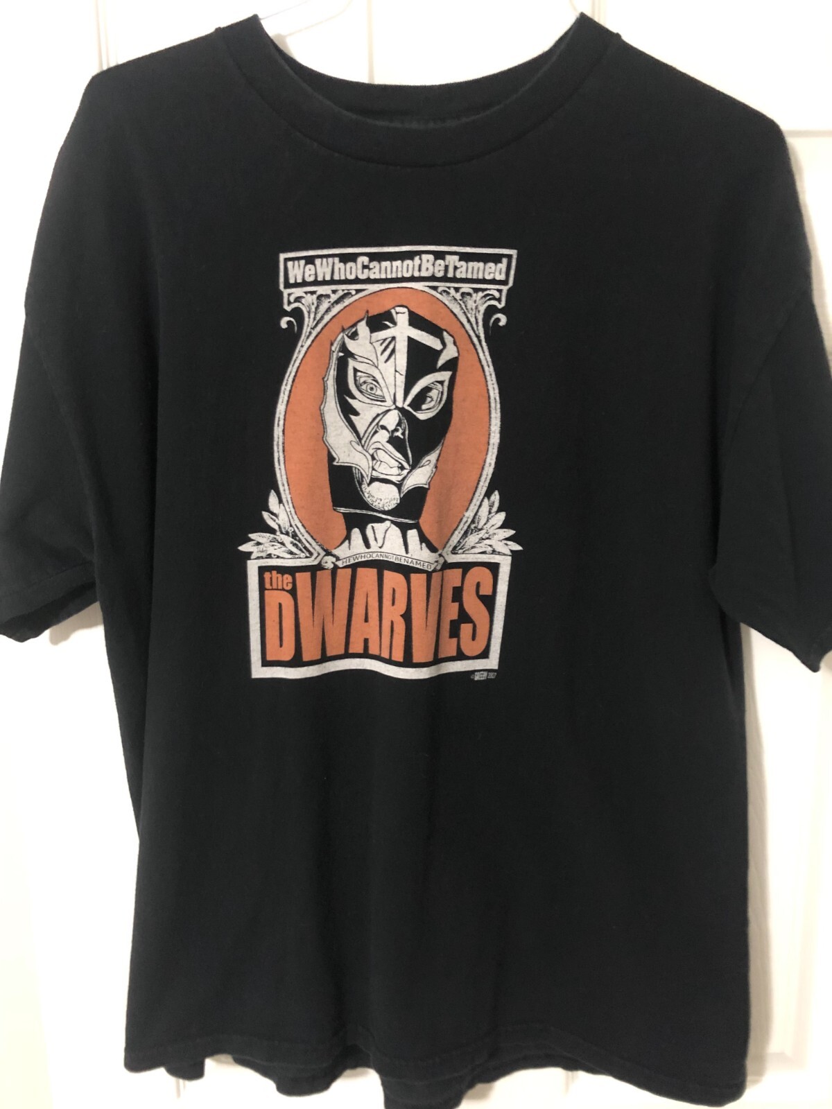 Vintage THE DWARVES Band Concert TShirt 2007 He Who Cannot Be Named