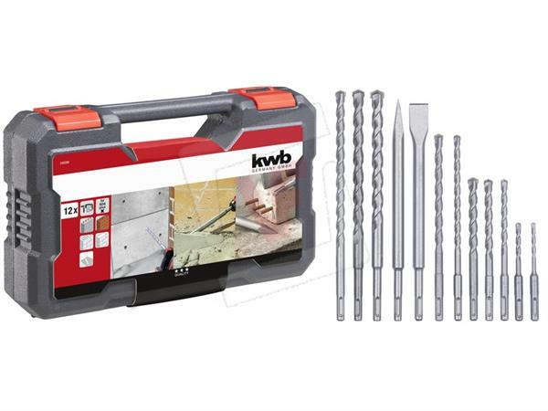 SET 12 PUNTE SCALPELLI SDS TRAPANO MARTELLO TASSELLATORE SDS PLUS PUNTA