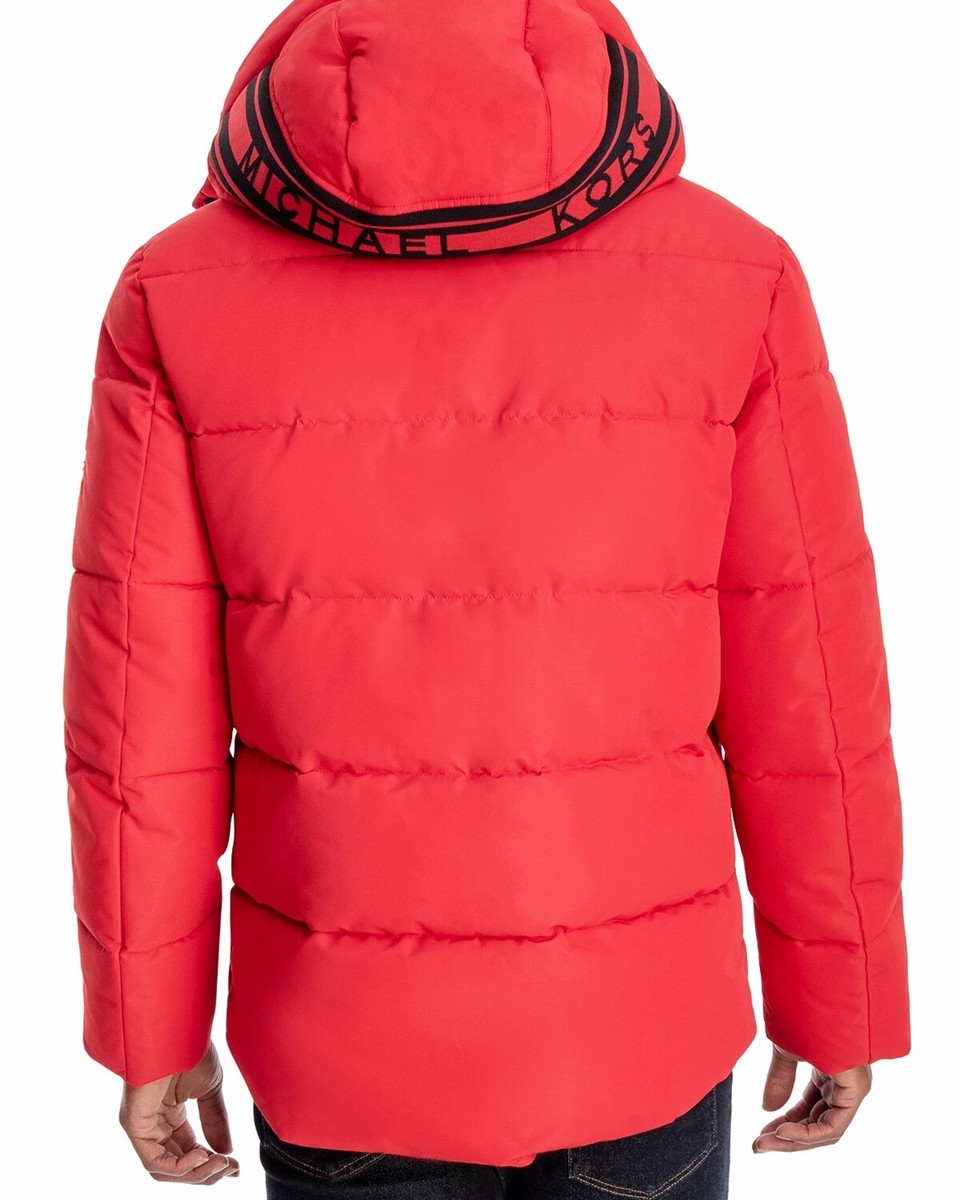 Michael Kors Classic Fit Jacket Men's Pop Puffer Wind Proof Michael Kors Classic Fit Jacket Men's Pop Puffer Wind Proof