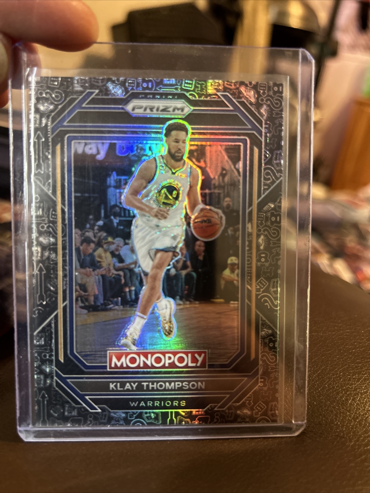KLAY THOMPSON 2022-23 Panini Prizm Monopoly 🔥BLACK ICON🔥 #29 SP Warriors