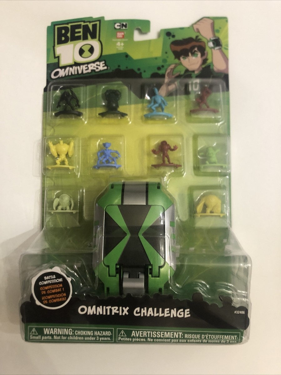 2012 BEN 10 OMNIVERSE OMNITRIX CHALLENGE WATCH BANDAI 10 Figures