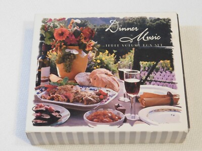 Dinner Music (CD, Oct-1997, 3 Discs, Creative Music Market) Three Volume Box Set