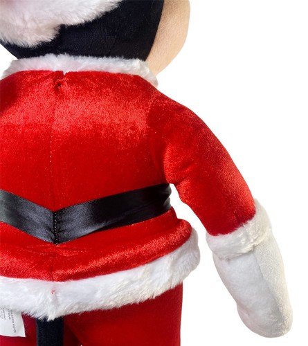 Disney Gemmy 22" Mickey Mouse Santa Claus Christmas Porch Standing Plush Greeter - Picture 13 of 15