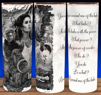 Labyrinth 80s Movie - Sarah Williams and Jareth Remind Me Cup Mug Tumbler 20oz
