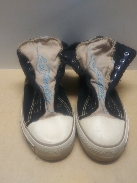 ed hardy high top shoes