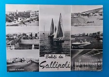 Puglia antica cartolina fotografica Saluti da Gallipoli non viagg. A