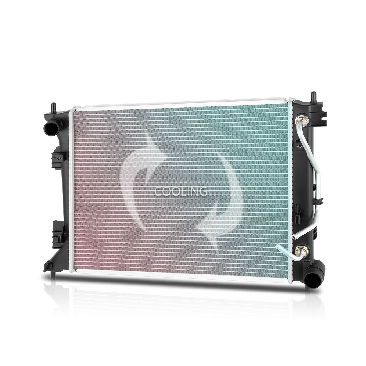 For 13-17 Veloster 1.6L Turbo AT OE Style Aluminum Cooling Radiator DPI ...