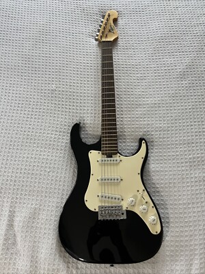 Lyon by Washburn Electric Guitar Black White | eBay