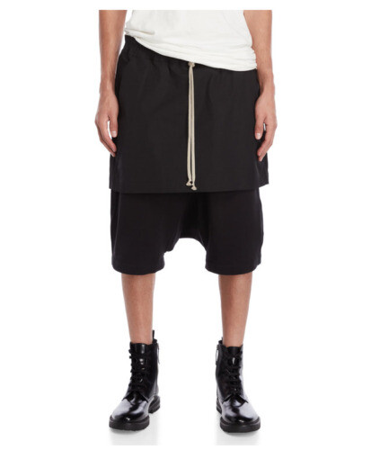 Rick Owens Mainline Cyclops Runway Cargo Boxer Shorts 'Black Rick Owens Mainline Cyclops Runway Cargo Boxer Shorts 'Black