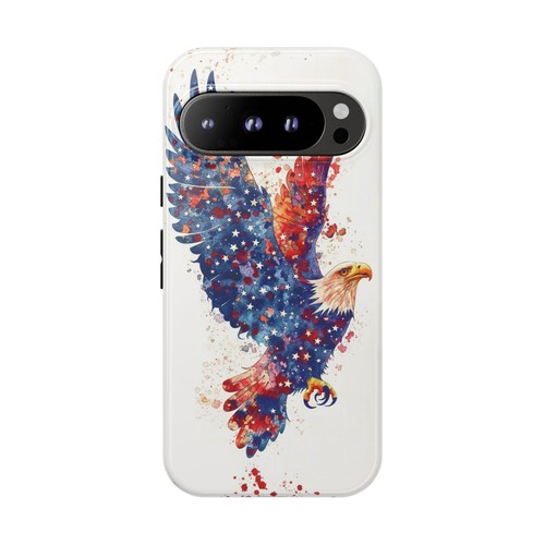 Bald Eagle USA Stars - Phone Ink Case for iPhone, Galaxy, Pixel - Picture 129 of 281