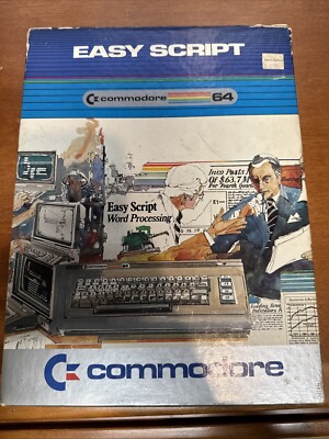 Vintage 1983 Commodore 64 Easy Script Word Processing Software