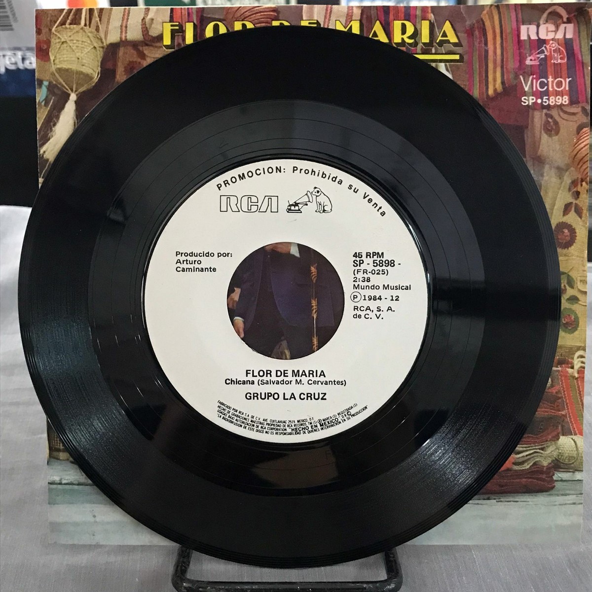 GRUPO LA CRUZ -FLOR DE MARIA LA ESCALERA- 1984 PROMO MEXICAN