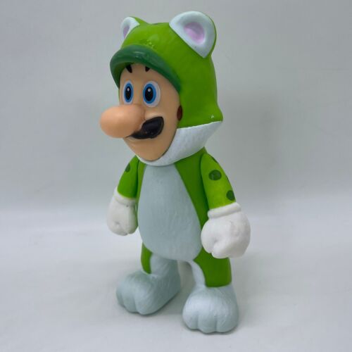 3X Super Mario Bros 3D Land Cat Mario Luigi Princess Peach Figure Toy Doll 5.75" - Picture 8 of 13