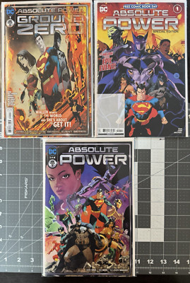 Absolute Power: Beginnings Lot of 3 (DC Comics August 2024) VF/NM