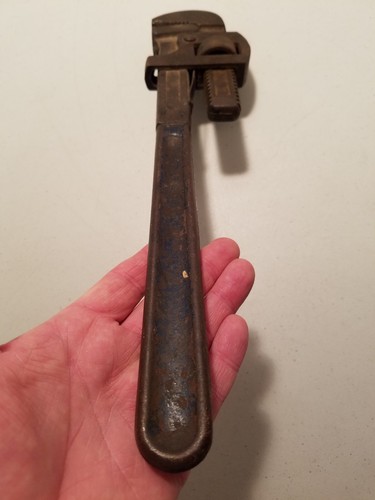 Antiker ECHTER WERT * Nr. 18 - verstellbare 18" Rohrzange 4,5 Pfund Klempner/Mechaniker - Bild 7 von 11