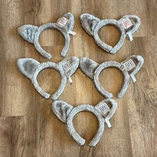 Great Wolf Lodge Lot of 5 Gray Ears Headband Party Favor Halloween Animal Souven