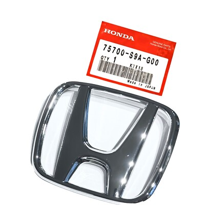 #ad For 2003 2017 Honda Accord Front Emblem H Grille Chrome 75700 S9A G00 Logo CRV $18.95