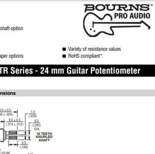 Les Paul Solderless 50's Wiring Upgrade with Short Shaft pots & Short Switch - Picture 9 of 10
