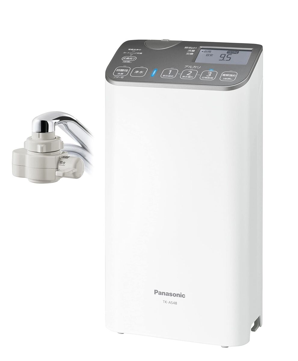 Panasonic Alkaline Ionized Water Purifier Silver TK-AS48-S Panasonic Alkaline Ionized Water Purifier Silver TK-AS48-S