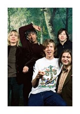 Sonic Youth 1 A4 music poster with mount with choice of frame