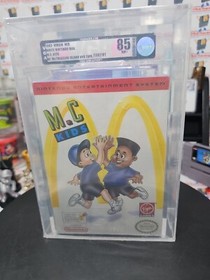 VHS + NES M.C. Kids Bundle Sealed VGA WATA CGC Nintendo NES McTreasure Island