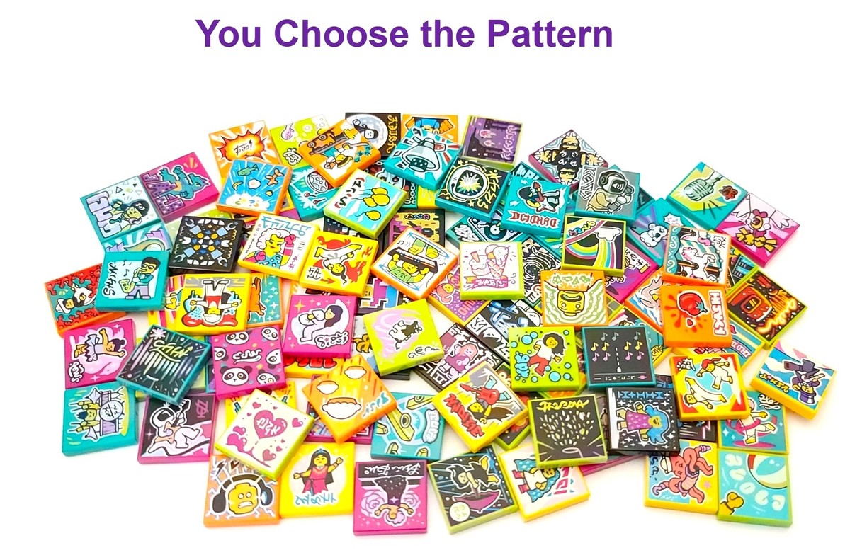 Lego 2x2 Tile Vidiyo BeatBit Album Cover You Choose the Pattern | eBay