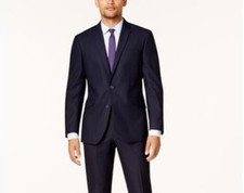  395. Kenneth Cole Reaction Men's Ready Flex Slim Fit Suit Jacket Navy 46L