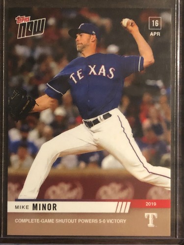 2019 Topps Now 97 Mike Minor