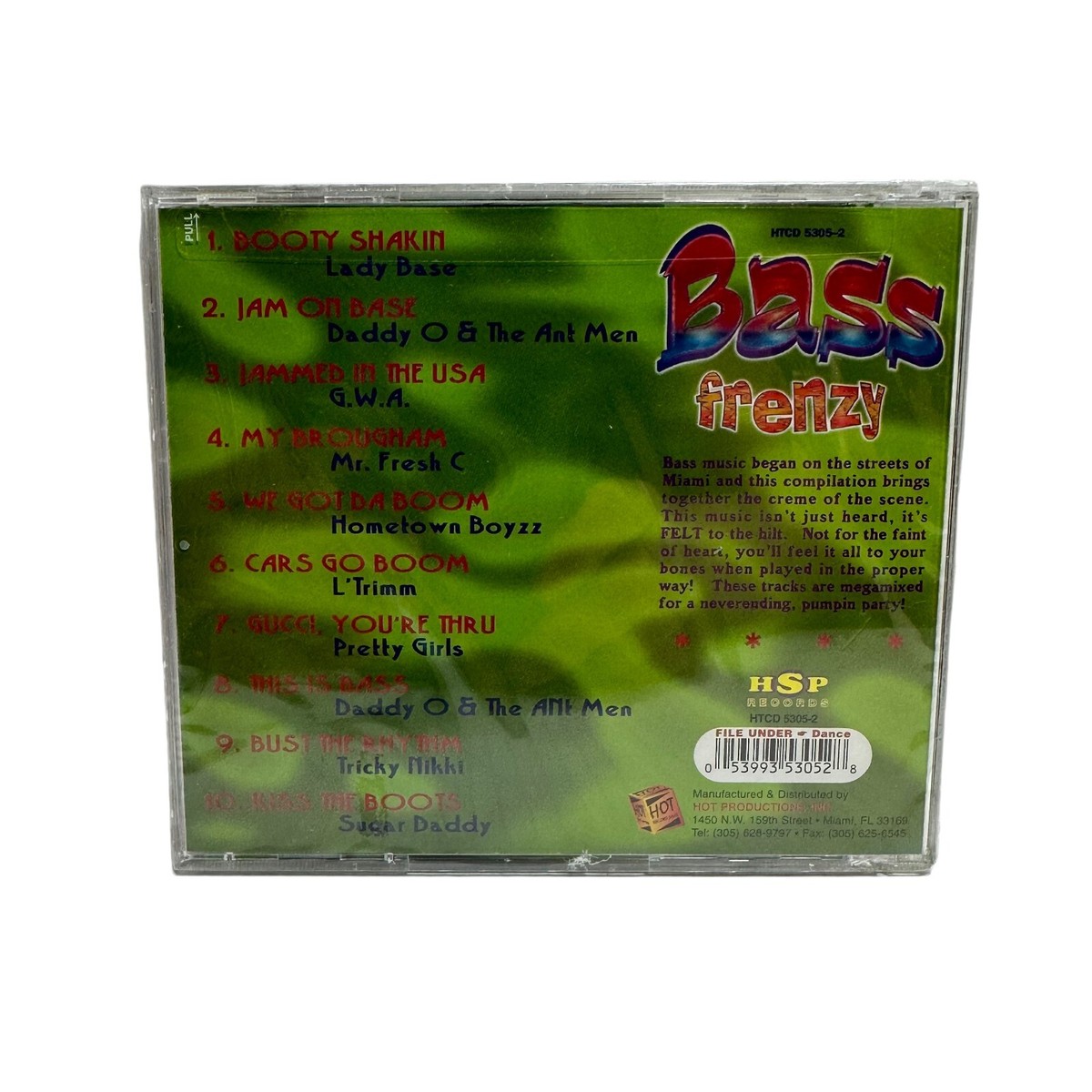 Ultimate Bass Frenzy by Various Artists (CD, Sep-1998, Hot