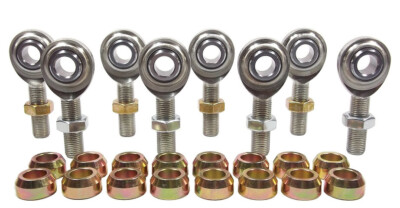 ECONOMY 4 LINK KIT 1/2 x 1/2-20 HEIM JOINTS 1/2 STEEL CONE SPACERS