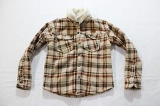 Weatherproof Vintage Kid's Sherpa Lined Plaid Jacket CG2 Brown Size 6 NWT