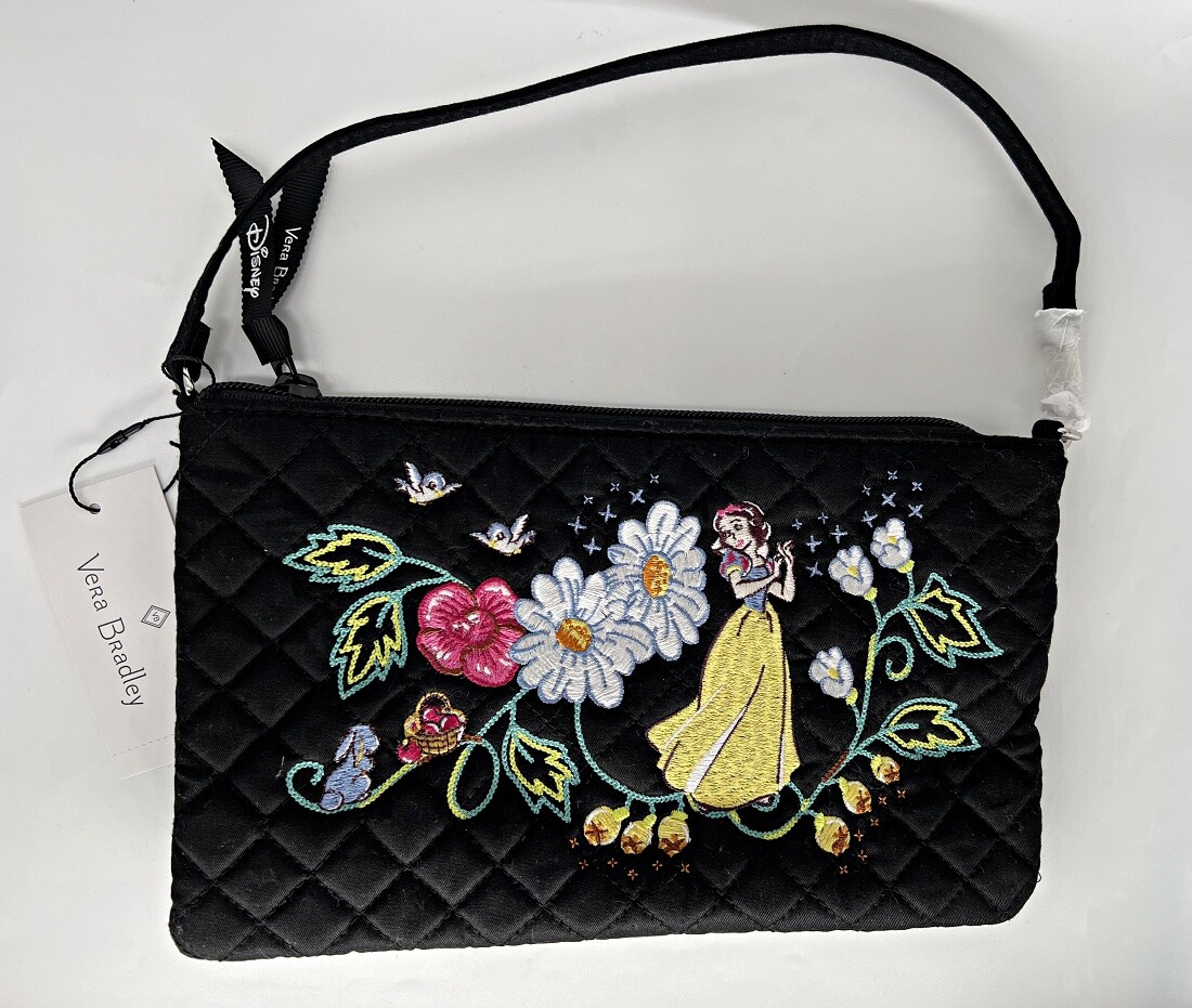 Disney 100 Decades Snow White Vera Bradley RFID Convertible Wristlet Bag - NEW