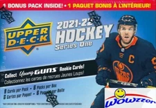 2021/22 Upper Deck Series 1 Hockey HUGE Factory Sealed Blaster Box-YOUNG GUN RC 