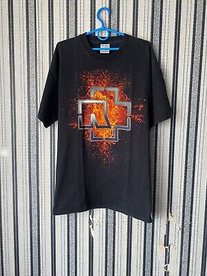 Vintage 2001 Rammstein Hier Kommt Die Sonne T-Shirt Double Sided Size XL | eBay