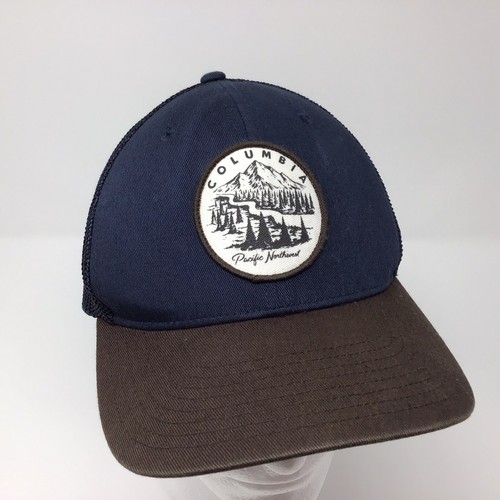 Columbia Hat Lg/Xl Navy BrownCap Mesh 