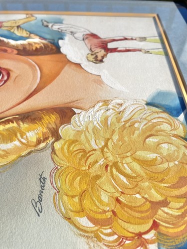 Harry Bonath Original Illustration Cover Of 1949 USC vs. UCLA Football Game Prog - Picture 8 of 12