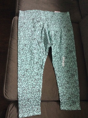 NEW Mixit crop turquoise black leggings 