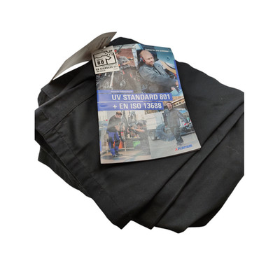 Planam Highline Latzhose schwarz schiefer zink Größe 64