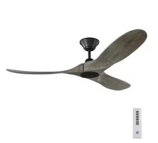 Monte Carlo 60-Inch Maverick Max Outdoor Ceiling Fan Monte Carlo 3MAVR52AGP Maverick Energy Star 52'' Outdoor Ceiling Fan w/ Remote