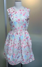 Red Valentino Celebrity Luxury Flower Dress Cabaret Meal