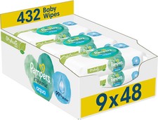 Pampers Harmonie Aqua Baby Wipes 9 x 48 pcs