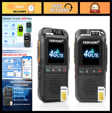 4G LTE Long Range Walkie Talkies - Unlimited Range Two Way Radios, 2 Pack for Fa