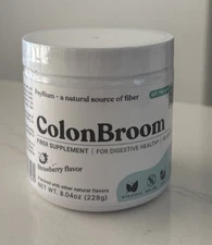 ColonBroom Digestive Health Fiber Supplement 8.04 oz Strawberry (Exp 09/2026)