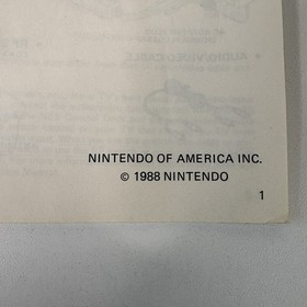 Nintendo Entertainment System NES Control Deck Console Instruction Manual Only