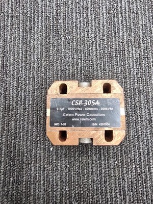 Celem CSP 305A Conduction-Cooled Capacitor, 0.2μF 1000 Vrms 400Arms 300kVAr