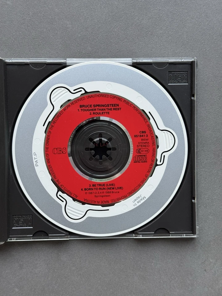 Bruce Springsteen Tougher Than The Rest Mini CD (3”) mit Adapter – selten! - Bild 4 von 4