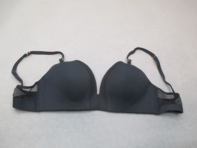34C Lively Womens Black Lined Wireless Back Closure Nursing Bra 8D