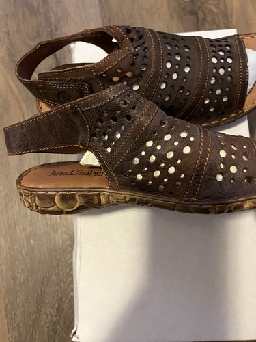 Joseph Seibel Women's Rosalie Perforated Sandals - Picture 3 of 5