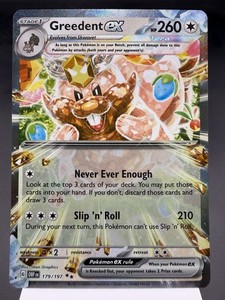 Greedent ex Obsidian Flames 179/197 Double Rare Holo