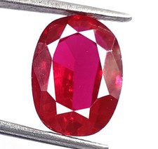 13.15 Ct Natural Red Ruby Oval Cut 15x8mm IGL Certified Loose Gemstone 5ANF